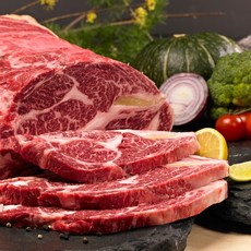 (주)미트팩토리 (1+1행사) 블랙앵거스 미국산 냉장 프라임 등심 400g+400g 총 800g, 2개, 400g