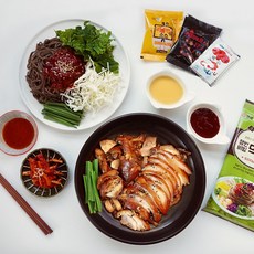 (출시할인)미트타임 족발 한상세트 (순살족발+막국수+무말랭이+족발소스3종), (행사)족발한상세트(족발380g)