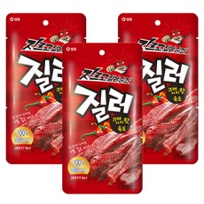 샘표 질러 크레이지핫 육포, 30g, 3개