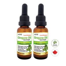 오레가노 오일 30ml Carvacrol 80% 허바 캐나다, 2병/30ml