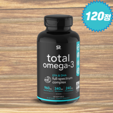동물성 오메가3 캡슐하루두번 알티지 스포츠리서치오메가3 960mg 소프트젤 120정, 1통