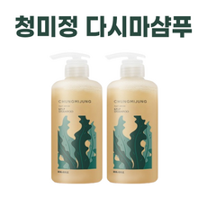 정품) 청미정 약산성 다시마 샴푸 I 천연두피샴푸 비듬샴푸 식물유래 성분, 청미정 다시마 샴푸 X 2개