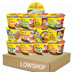 오뚜기 컵밥 증량 20% 12종 (김치알밥+불닭마요+참치마요+뚝배기불고기+서울설렁탕+햄버그+김치참치+전주식돌솥+차돌강된장+원조김치찌개+수원식갈비탕+xo게살)+작은밥 150g, 1개