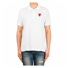 꼼데가르송 22SS 남성 카라 반팔 티셔츠 (P1T290 WHITE)