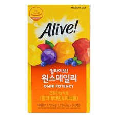 얼라이브 원스데일리 멀티비타민 100정