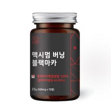 자연바름 페루산 블랙마카 아르기닌 야관문 흑마늘, 70정 x 1개