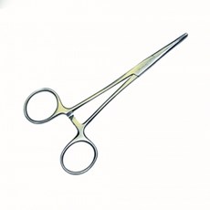crafthouse 겸자(집게가위-포셉-솜넣는가위)직선 곡선재입고, 직선 22cm
