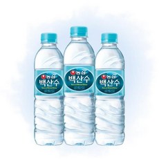 농심 백산수 생수 500ml x 20병 2L 대용량 미네랄워터 1L 배달 1리터, 500mlx20병