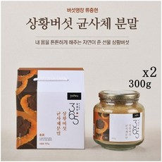상황버섯균사체분말 상황버섯균사체 상황버섯 버섯 분말 가루 차 물 요리 상황버섯균사체100% 버섯의 성분을 간편하게 섭취할 수 있음, 2개, 300g