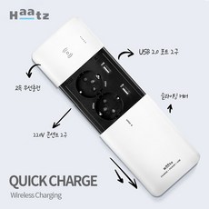 하츠 고속 무선충전 USB 슬라이드콘센트 빌트인 식탁 책상 테이블 상판 인테리어 가구, 케이블타이/3EA, 하츠 고속무선콘센트_MC-S1991QWCM