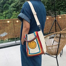 주다올 스마일 토트백 숄더백 나들이백