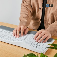 아이노트 NK808RB 충전식 인체공학 블루투스 무선키보드