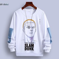 슬램덩크 티셔츠프린팅 오타쿠티셔츠 남자면티 빅사이즈 긴팔 오버핏