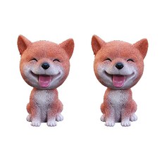 블럭마트 차량용 강아지 흔들인형 2p, type5