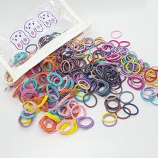 하트팡팡 2.5cm 머리끈 파우치세트 300개
