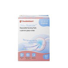 더블하트 블루코어 일회용 수유패드, 60매, 3세트