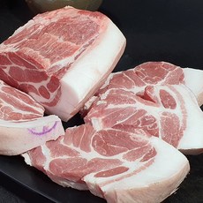 제주흑돗 제주 흑돼지 냉장육 구이용 보쌈수육용 목살 500g, 보쌈수육용(덩어리)