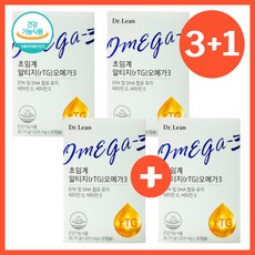 [3+1]닥터린 초임계 알티지 오메가3 RTG 아기 비타민D 비타민E EPA DHA 선물 효능 하루권장량 오마비 함량 혈관 효과 영양제 캡슐 알약 정 좋은 눈건강 건강한 정제어유