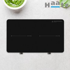 하츠 2구 이동식 인덕션 휴대용 전기레인지 화이트 블랙, 2. 블랙_CIH-252FK