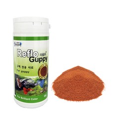샘아쿠아 리플로 구피 열대어 사료, 65g, 1개