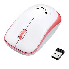 엘레컴 환경을 생각한 기특한 무선 마우스, M-IR07DRPN, 핑크