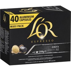 로르 에스프레소 오닉스 네스프레소 캡슐 40개 Lor Espresso Onyx Coffee Capsules 40 pack