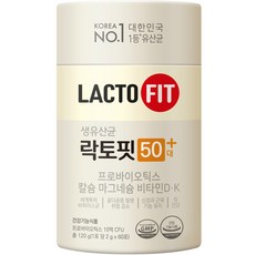 종근당건강 락토핏 50대 플러스 60p, 120g, 1개