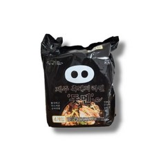 돗멘 흑돼지 봉지라면 컵라면 제주 여행선물, 돗멘 봉지라면(4개입)