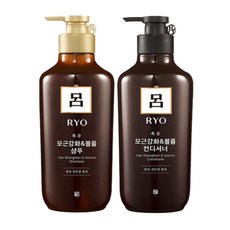 려 흑운 모근강화 볼륨 샴푸+컨디셔너 550ml /린스