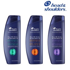 헤드앤숄더 클리니컬 스트렝스 NEW 400ml 1팩 / 2팩 Head & Shoulders 신상품, 4. 비듬가려움완화 샴푸 400ml 2개