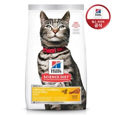 사이언스다이어트 어덜트 유리너리 헤어볼 컨트롤 고양이 사료 1.6kg, 1개