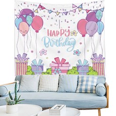 페이토 생일 축하 파티룸 배너 현수막, A04