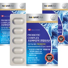 내츄럴플러스 프로바이오틱 혼합유산균, 60정, 3개