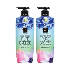 엘라스틴 퍼퓸 퓨어브리즈 샴푸, 2개, 600ml