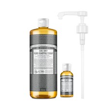 닥터브로너스 캐스틸 솝 950ml+60ml+펌프 세트 12종 택1, 얼그레이 950ml+60ml+펌프