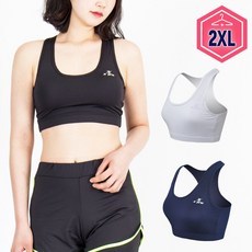어썸블리 빅사이즈 여자 브라탑 래쉬가드 워터 비치웨어 이너, 화이트