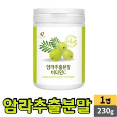 암라추출분말 비타민C 230g 인도 구스베리 암라 여감자 분말 가루 파우더 세븐베리농축분말 빌베리 농축분말, 1병