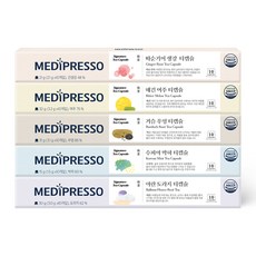 메디프레소 한차 티캡슐 5종 세트, 1세트