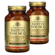 솔가 비오틴 5000MCG 베지캡슐 100정 2개