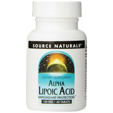 (3개) 소스내추럴스 알파리포산 100mg 60정, 단품, 단품
