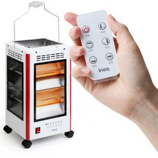 리모컨 오방 난로 오방향 5방 거실 사무실 전기히터, 5방향 전기난로