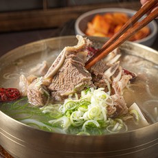 뚝심밥상 한식 명인이 만든 찐한 왕 갈비탕 1kg, 2개