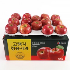청송사과 정품 사과 10kg (크기별선택) 부사 사과 고랭지사과, 정품 중과 10kg(32-36과)
