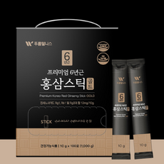 홍삼 달임액 푸름웰니스 6년근 홍삼스틱 골드 100포 액기스 명절 효도 선물, 1개, 기본