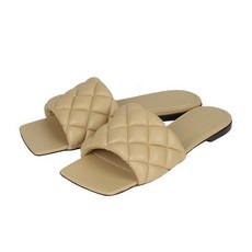 [보테가베네타] 패딩 플랫 샌들 627710 VBRR0 2624 CANE SUGAR [BT