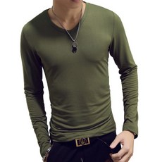 여름 반팔 my v neck mens t shirts plain long sleeve t shirt men slim fit undershirt armor summer tee