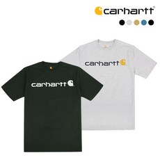 CARHARTT 칼하트 k195 로고 반팔티