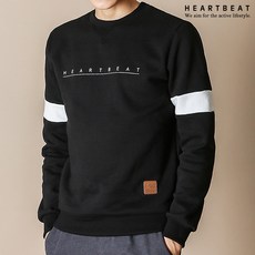 하트비트 테닝슨 맨투맨 베이직핏 라운드 긴팔티셔츠 커플룩 단체복 남자 여자 남여공용 커플티 빅사이즈 단체티