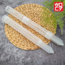 플라스틱수태봉 덩쿨식물 홈가드닝 식물지지대 연결형 연장형지지대 지주대 몬스테라, 플라스틱조립형 중형 (4x28cm)