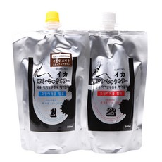 뉴겐 금송 이카보쿠쥬우 헤어컬러(오징어 먹물) 1제500ml+2제500ml, 1개, 내추럴 브라운